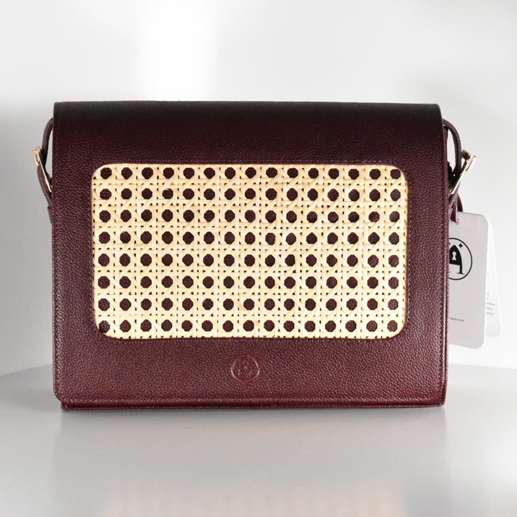 California Burgundy Säkra purse