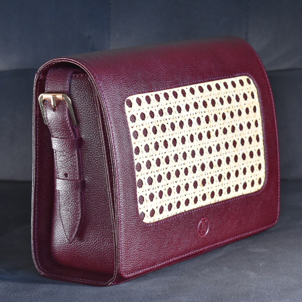 California Burgundy Säkra purse