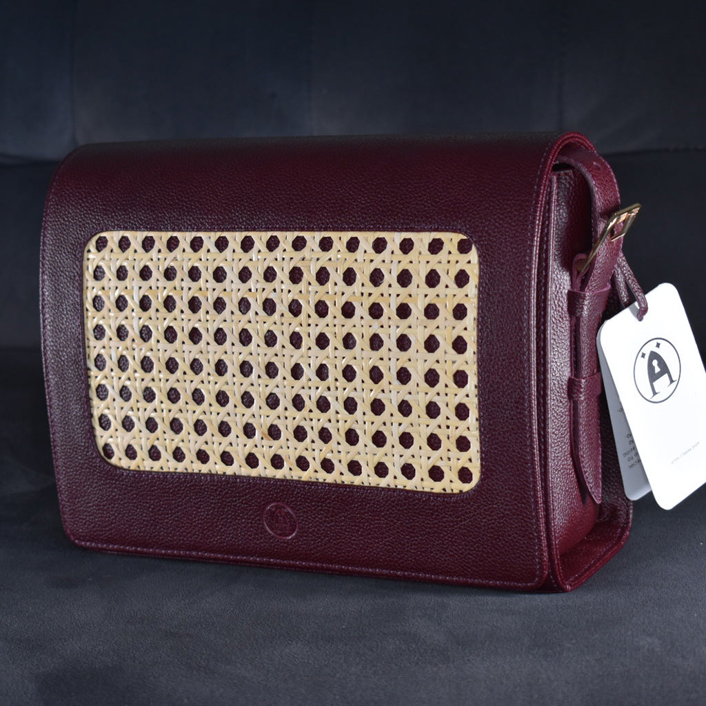 California Burgundy Säkra purse
